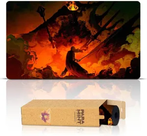I Am No Man (Stitched) - MTG Playmat by Anato Finnstark, LOTR Lord of The Rings - Compatible with Magic The Gathering Playmat - Play MTG, YuGiOh, TCG - Original Play Mat Art Designs