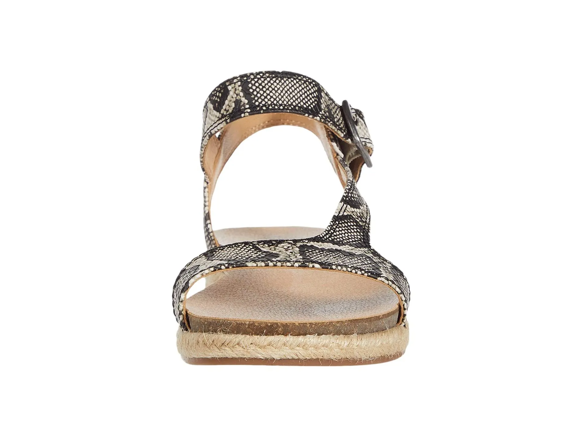 Impeccable Gabrien Espadrille Flat Lucky Ankle Brand Natural Suede Best-value Heel Wedge Sandal Snake