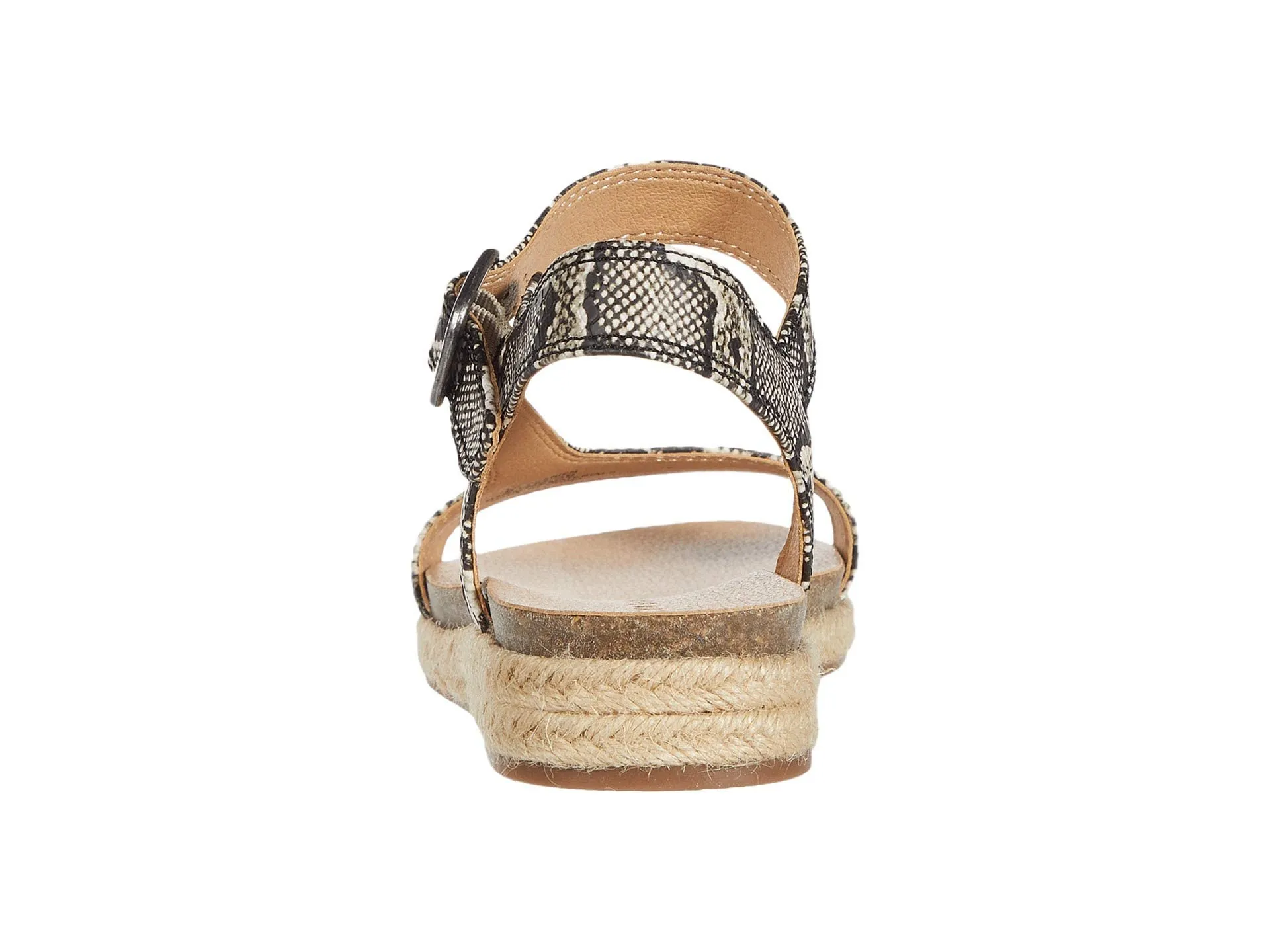 Impeccable Gabrien Espadrille Flat Lucky Ankle Brand Natural Suede Best-value Heel Wedge Sandal Snake