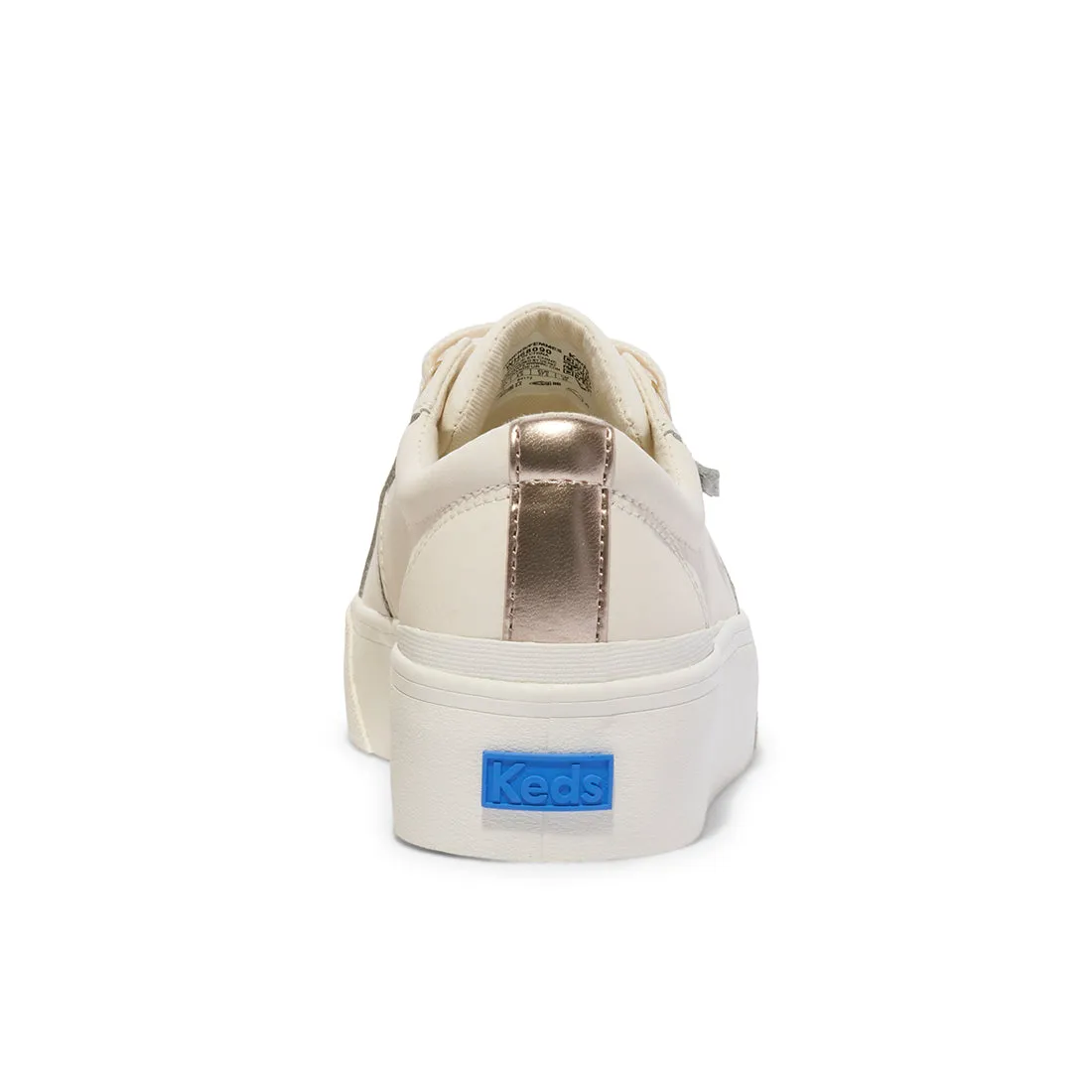 Keds Womens' Jumpkick Duo Leather Mettalic Pops Off White (WH68090)
