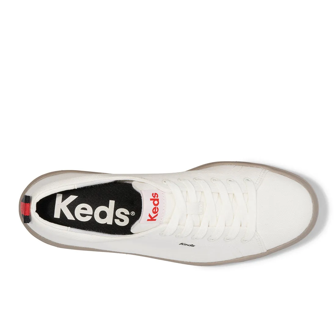 Keds Womens' Skyler Heavy Twill Sneaker White (WF68204)