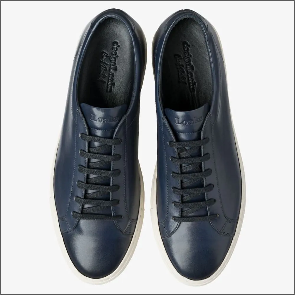Loake Sprint Navy Sneaker@