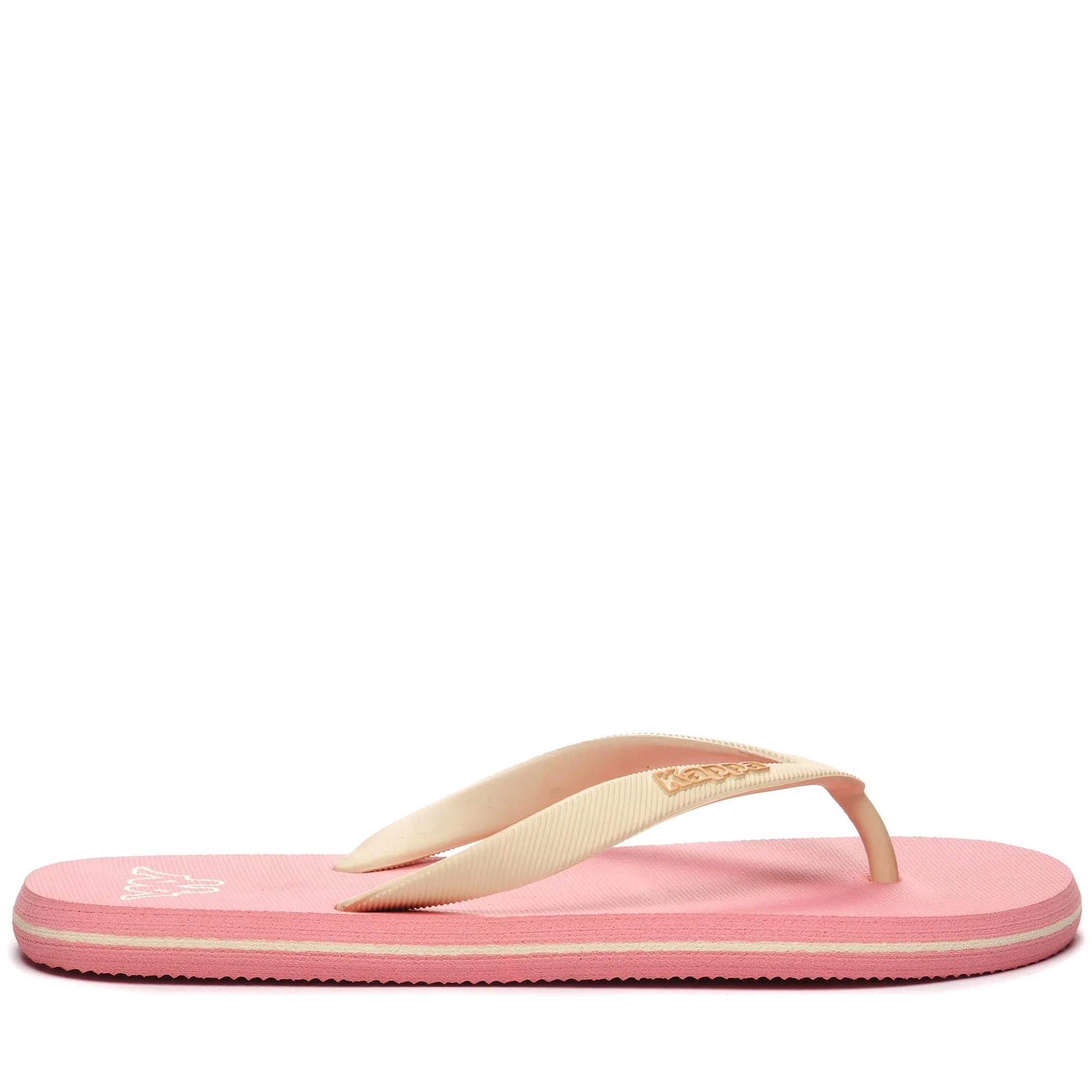 LOGO MOKER - Flip-Flops - Thongs - Unisex - PINK-BEIGE LT-ORANGE