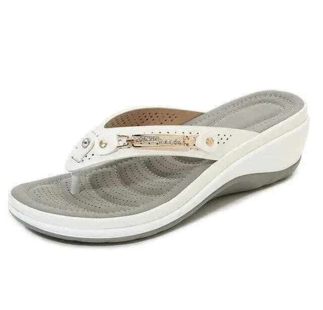 Lotte - Zacht Gevoerde Flip-Flop Sandalen