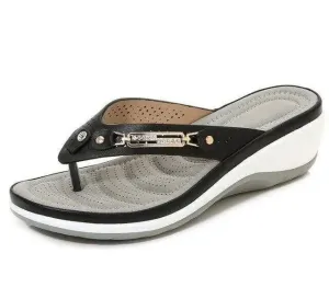 Lotte - Zacht Gevoerde Flip-Flop Sandalen