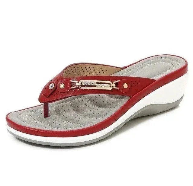 Lotte - Zacht Gevoerde Flip-Flop Sandalen