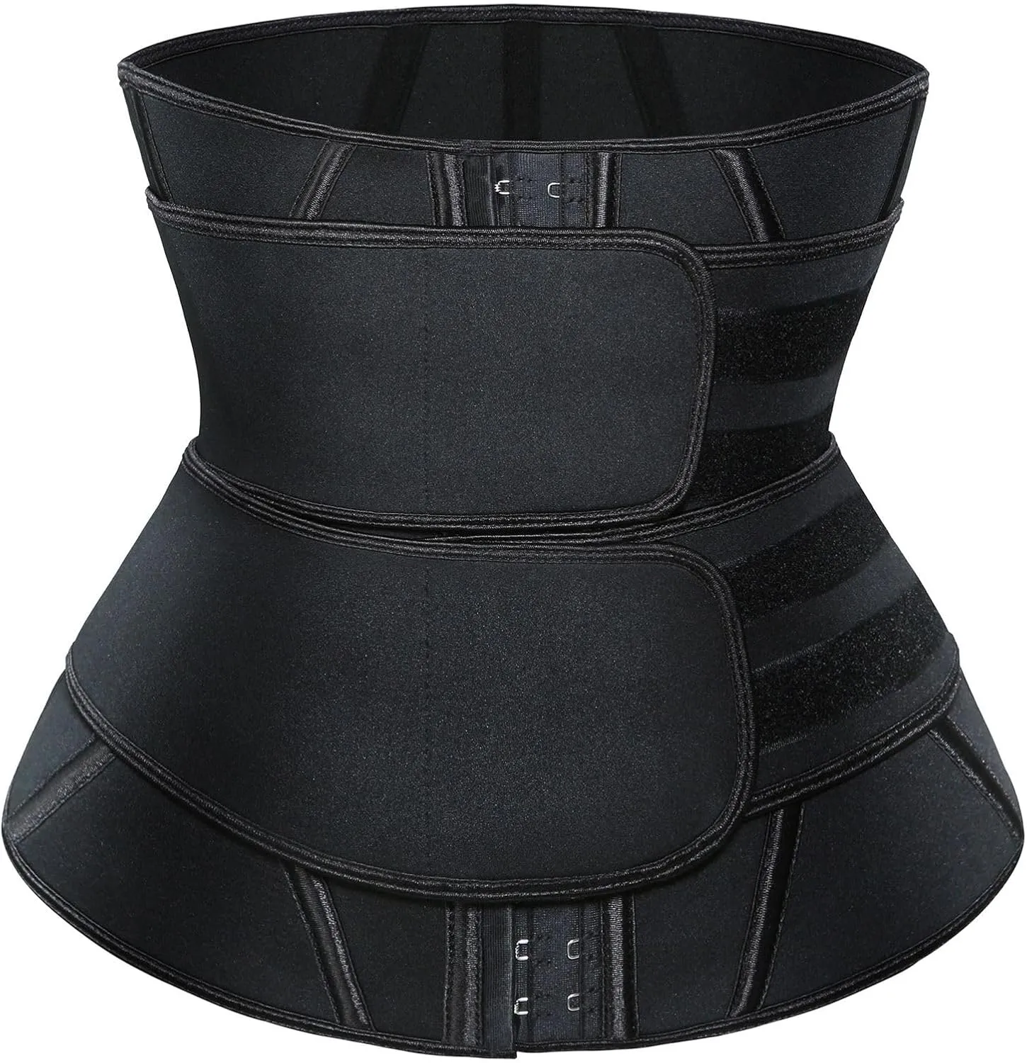 Lu's Chic Women's High Waist Trainer Postpartum Shapewear Tummy Control Mid Slimming Workout Waist Cincher Shaper