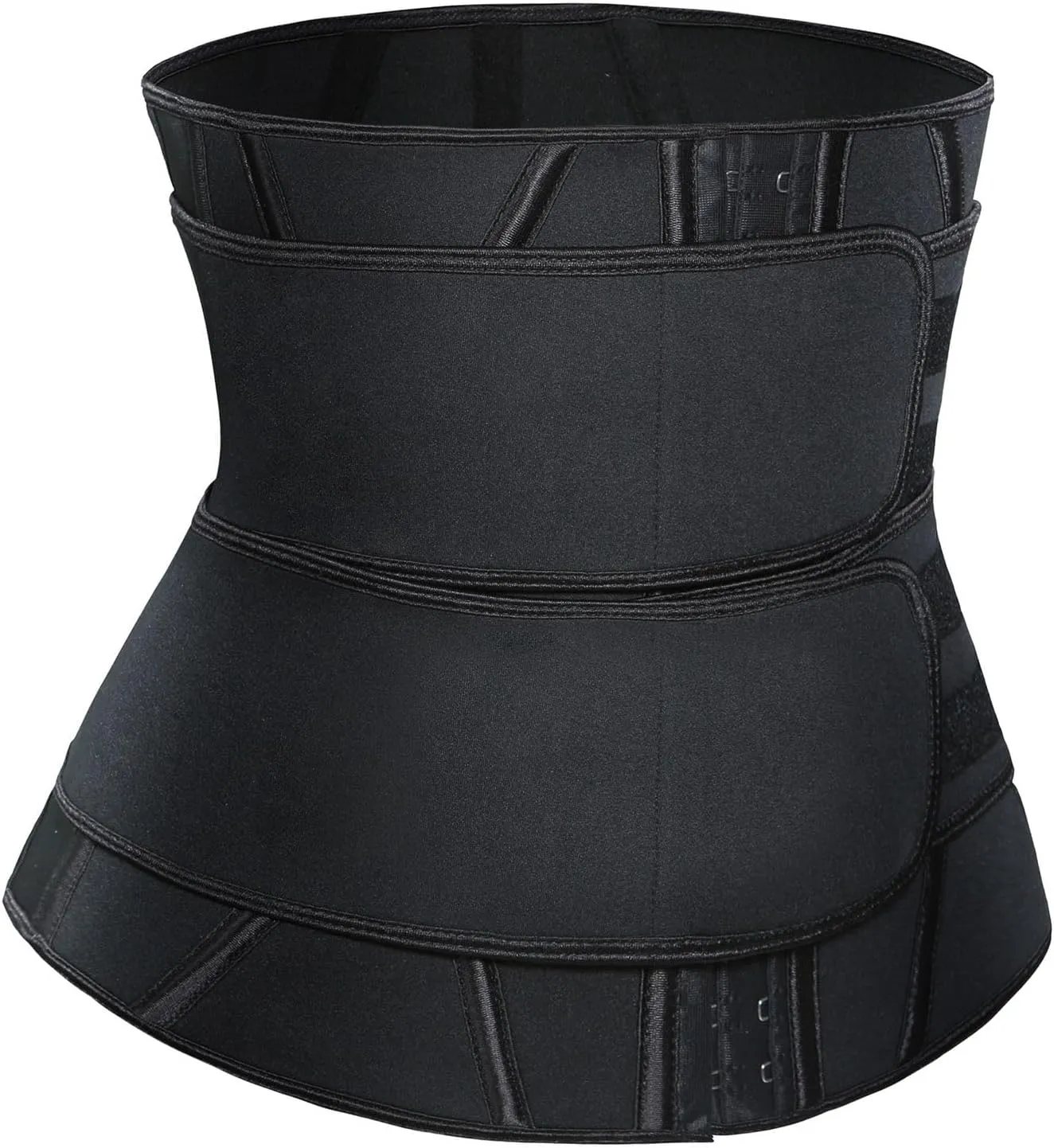 Lu's Chic Women's High Waist Trainer Postpartum Shapewear Tummy Control Mid Slimming Workout Waist Cincher Shaper