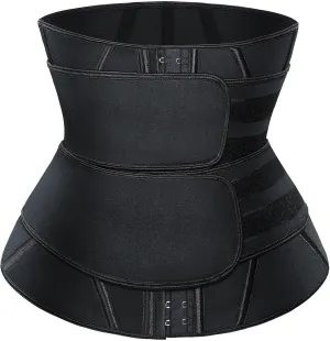 Lu's Chic Women's High Waist Trainer Postpartum Shapewear Tummy Control Mid Slimming Workout Waist Cincher Shaper