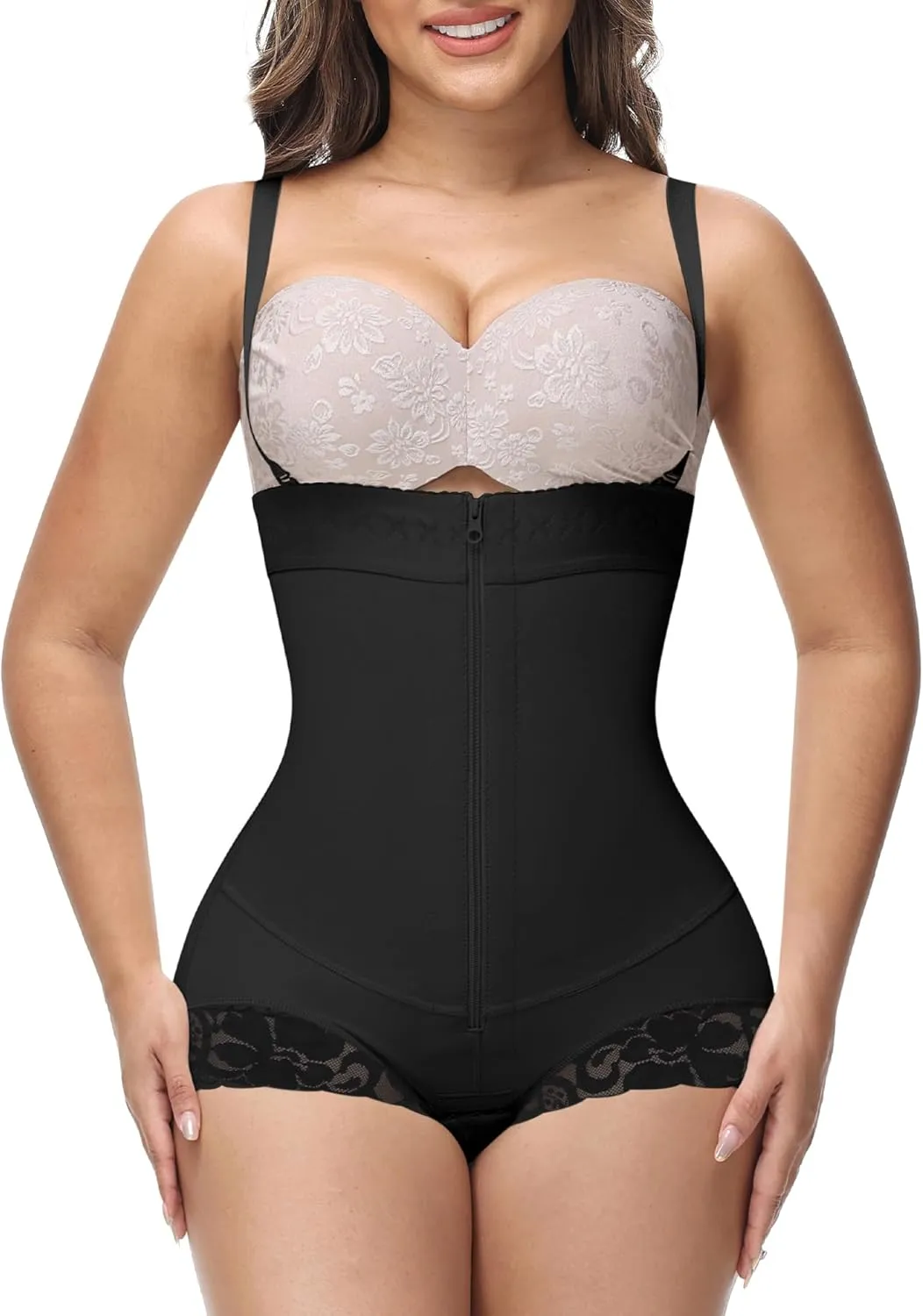 M MYODRESS Shapewear Tummy Control Fajas Colombianas Moldeadoras Girdles Body Shaper Butt Lift Tummy Tuck Compression Garment