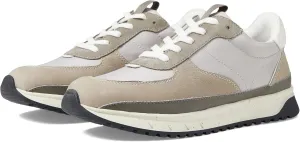 Madewell Kickoff Trainer Sneakers in Leather and (Re) sourced Nylon Stone Multi/Grey Neutral 6 M