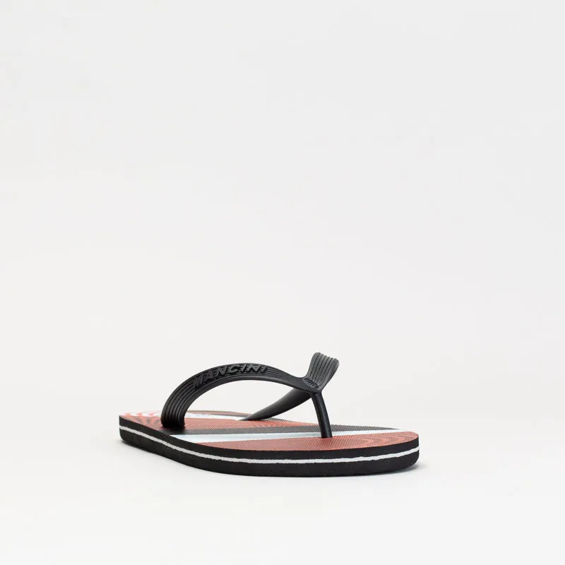 Mancini Men A-Sym Stripe Flip Flop _ 150643