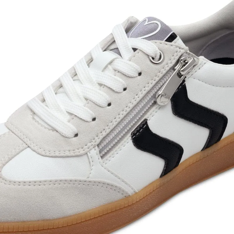 Marco Tozzi Womens White Fashion Trainer 2-23739-44