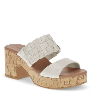 Mavis Block Heel Slide Sandal