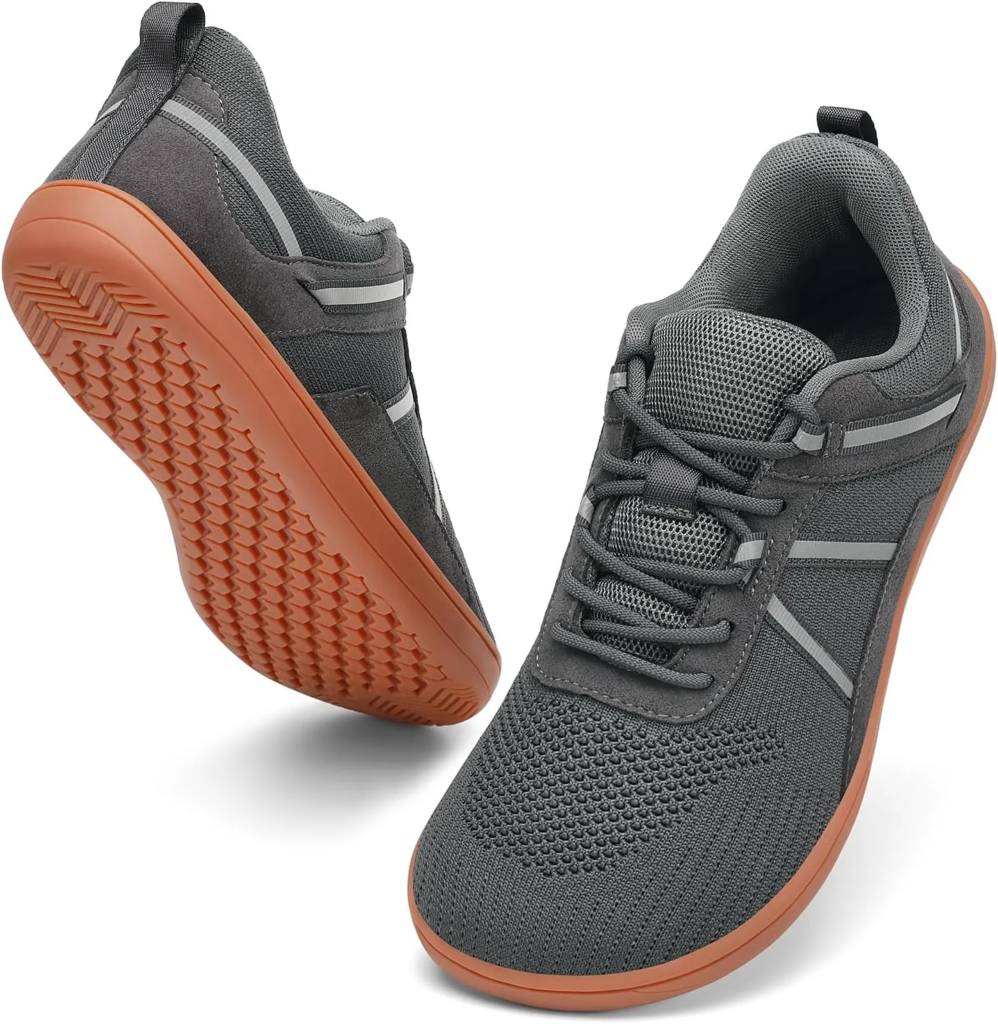 Men's Barefoot Walking Shoes | Wide Toe Box | Minimalist Cross-Trainer | Zero-Drop Sole | Non Slip Gym Workout Trail Running Sneakers