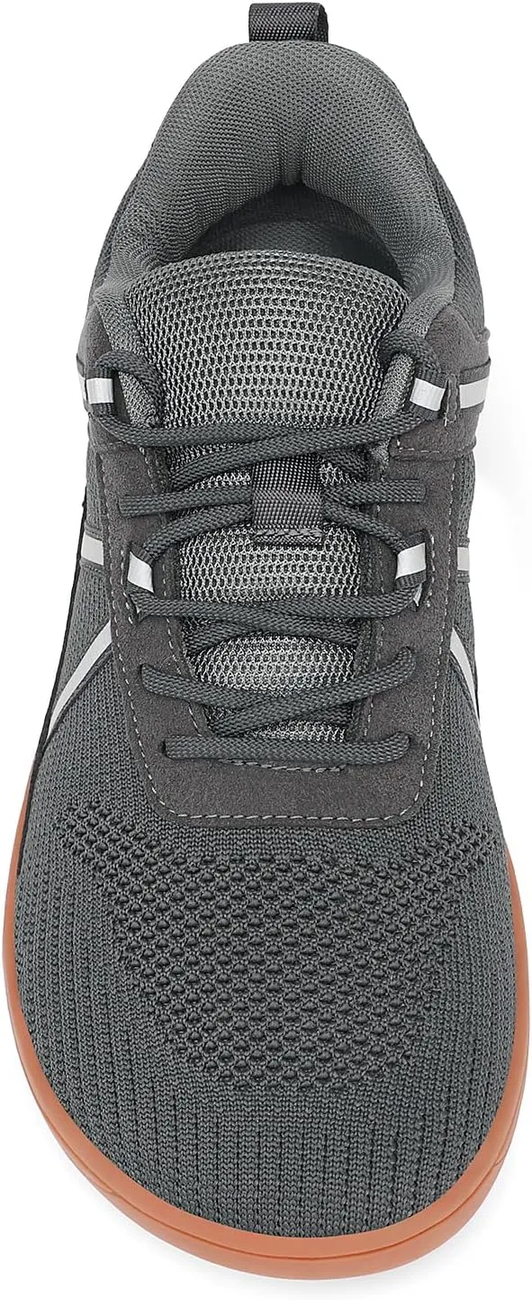 Men's Barefoot Walking Shoes | Wide Toe Box | Minimalist Cross-Trainer | Zero-Drop Sole | Non Slip Gym Workout Trail Running Sneakers