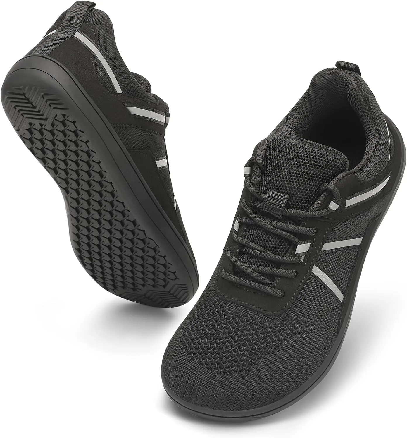 Men's Barefoot Walking Shoes | Wide Toe Box | Minimalist Cross-Trainer | Zero-Drop Sole | Non Slip Gym Workout Trail Running Sneakers