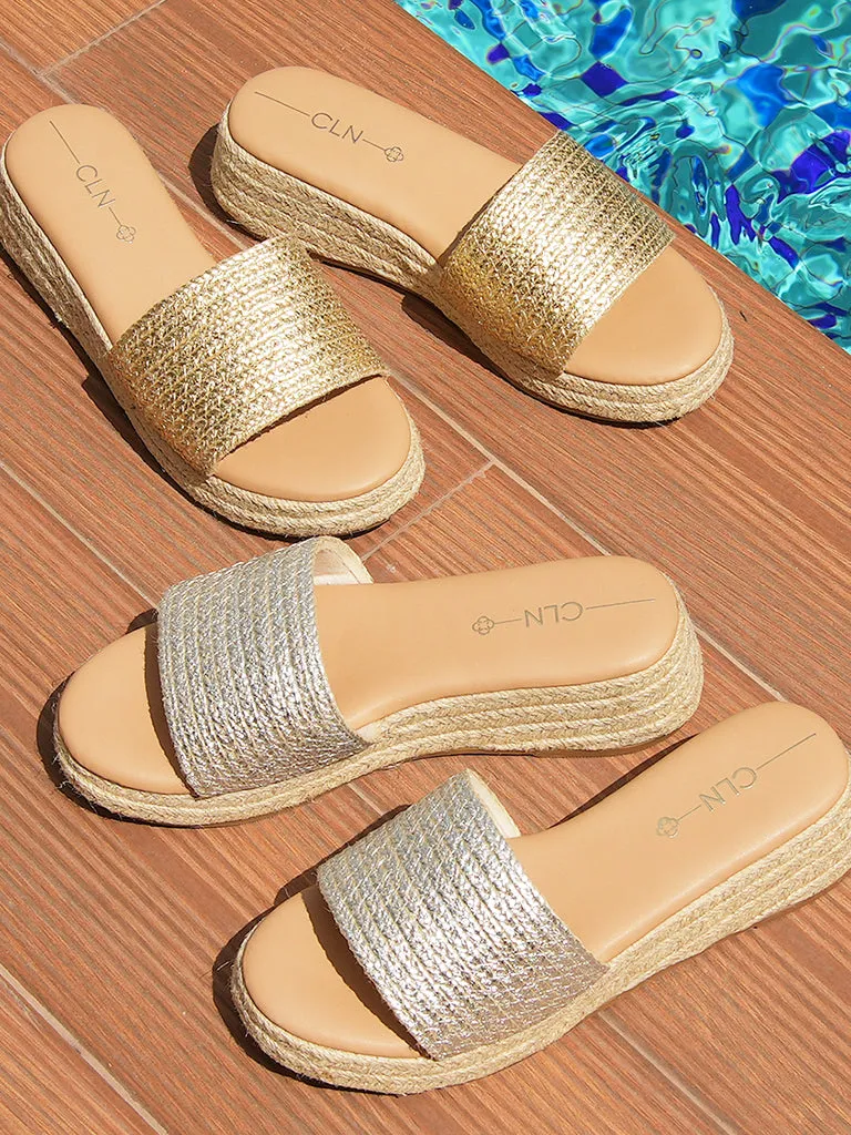 Minette Wedge Slides