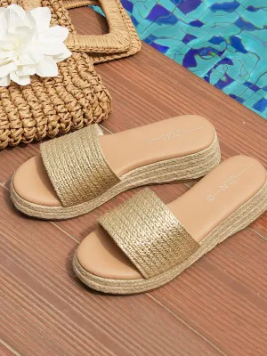 Minette Wedge Slides