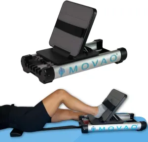 Mini in‑Bed Leg Press Machine | Portable Leg Workout & Physical Therapy Equipment with 6 Resistance Levels up to 50 lb | 9 lb Compact Home Fitness & Hip or Knee Replacement Trainer