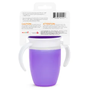 Munchkin- Miracle® 360° Trainer Cup 7Oz - 6 Months   - Purple