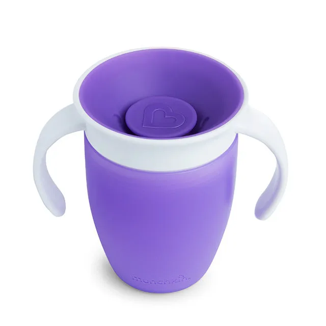 Munchkin- Miracle® 360° Trainer Cup 7Oz - 6 Months   - Purple