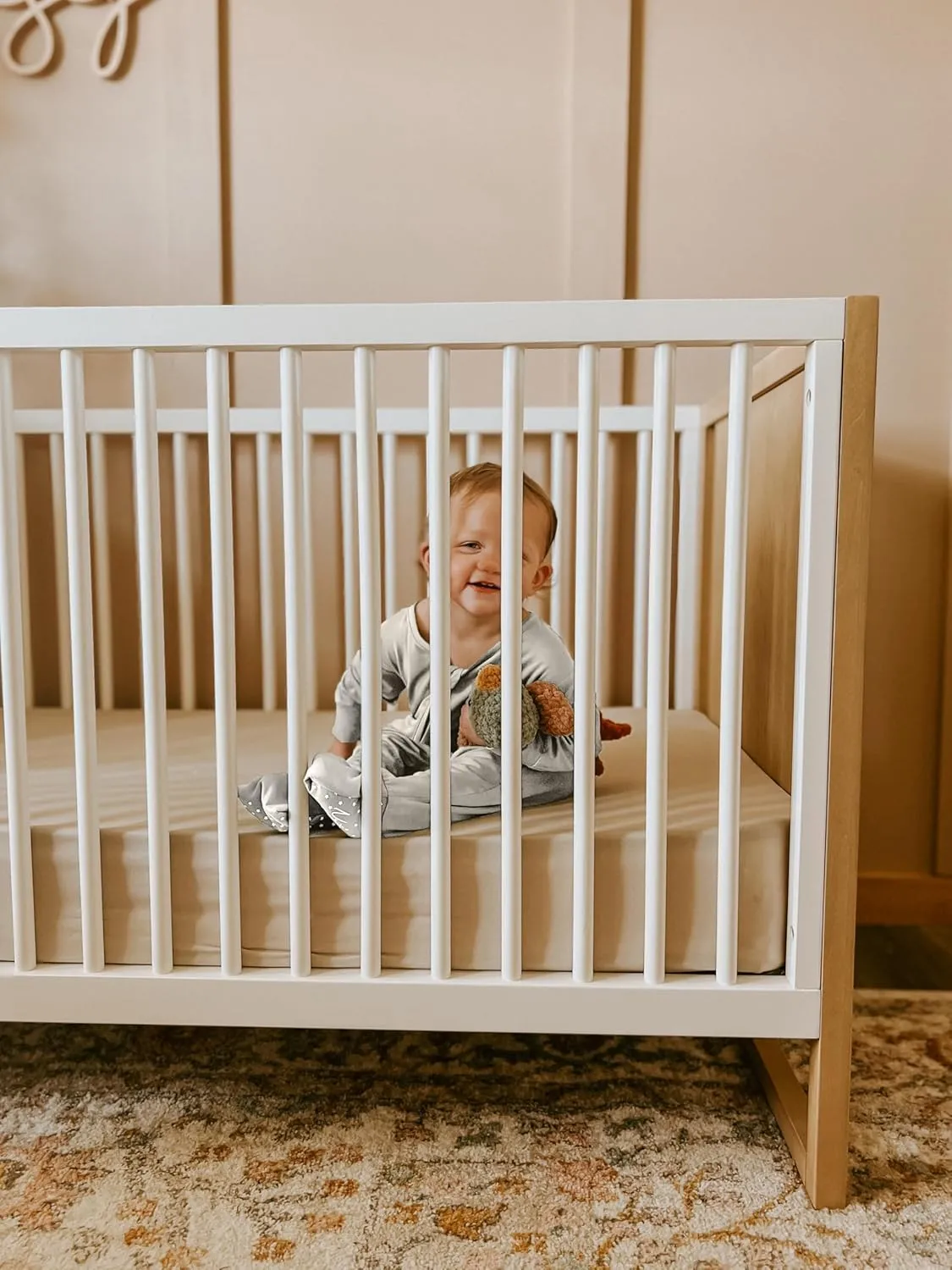 Nyte Nyte Baby- 0.5 TOG SnuggleSack Sleep Sack Rumper W Sleeves, Adjustable Feet Cuffs & Anti-Slip Grip