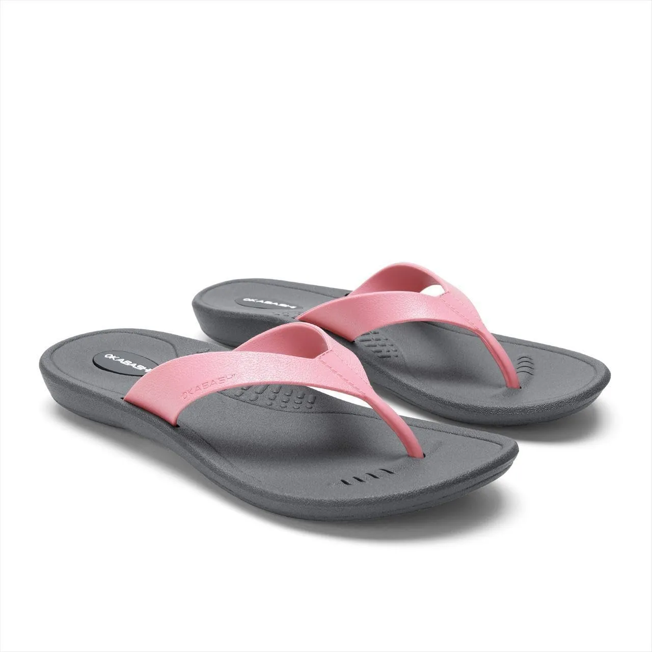OKABASHI Women's Breeze Flip Flop | Contoured Footbed w/Arch Support for All-Day Comfort | Slip-Resistant & Waterproof | Sustainably Made in The USA