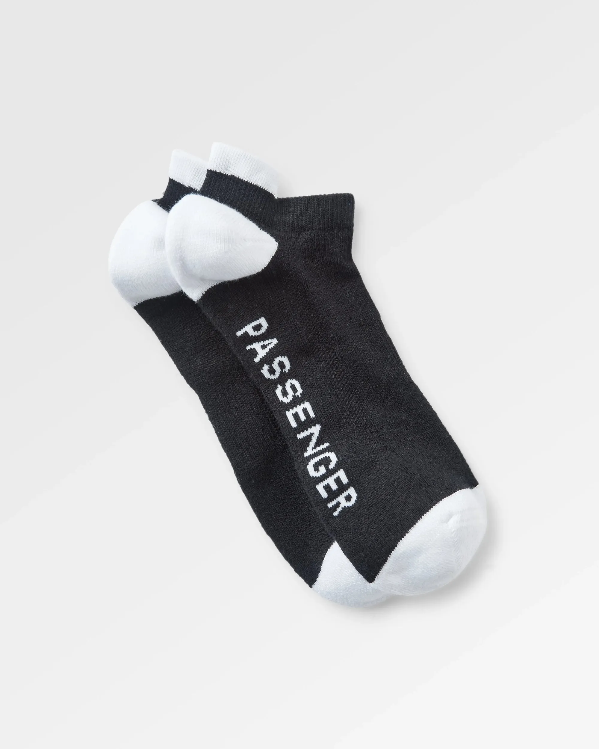 Organic Trainer Socks - Black