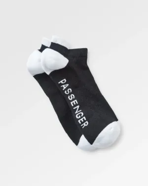 Organic Trainer Socks - Black