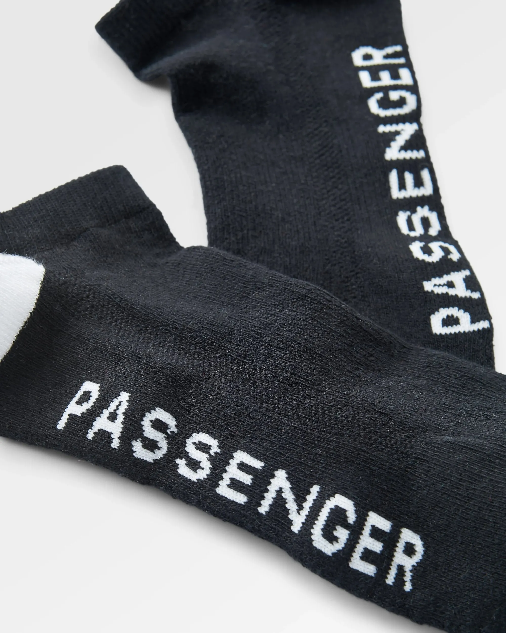 Organic Trainer Socks - Black