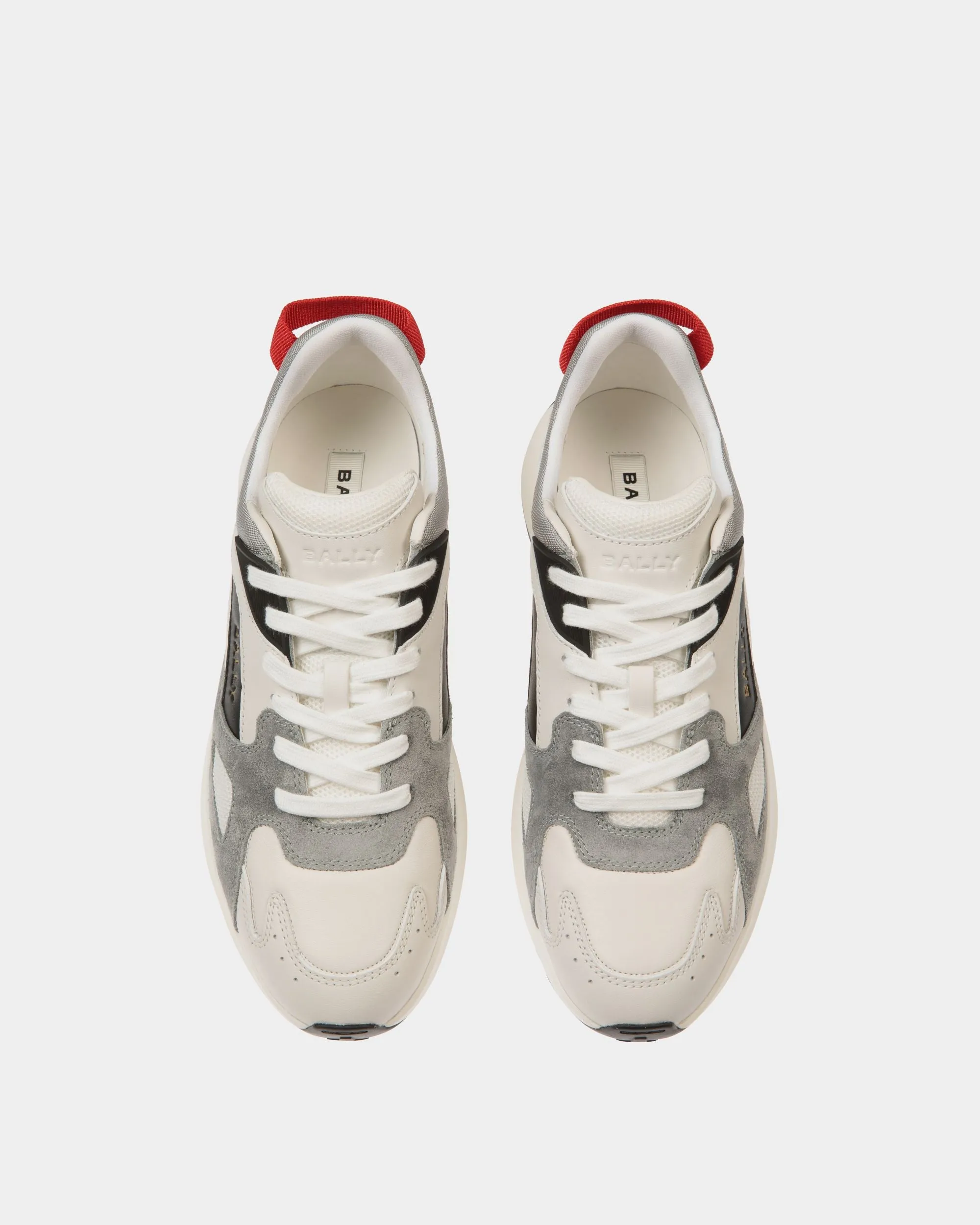 Outline Sneaker in Multicolor Leather and Nylon