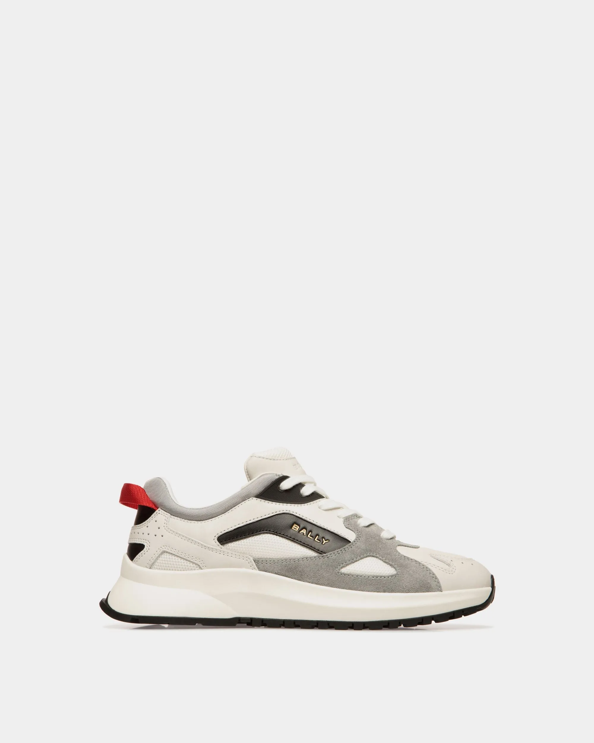 Outline Sneaker in Multicolor Leather and Nylon