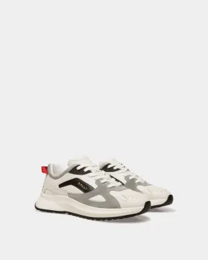 Outline Sneaker in Multicolor Leather and Nylon