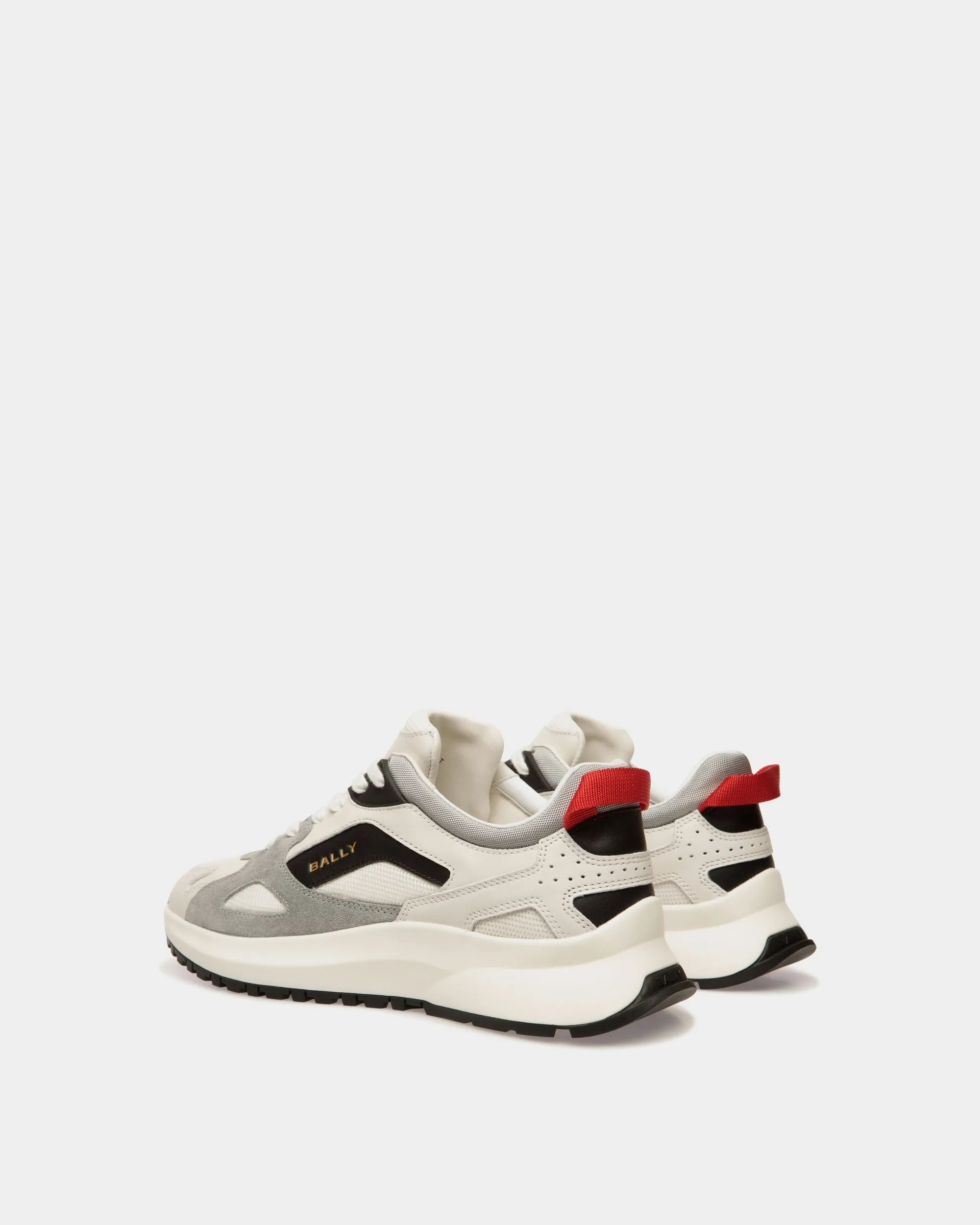 Outline Sneaker in Multicolor Leather and Nylon