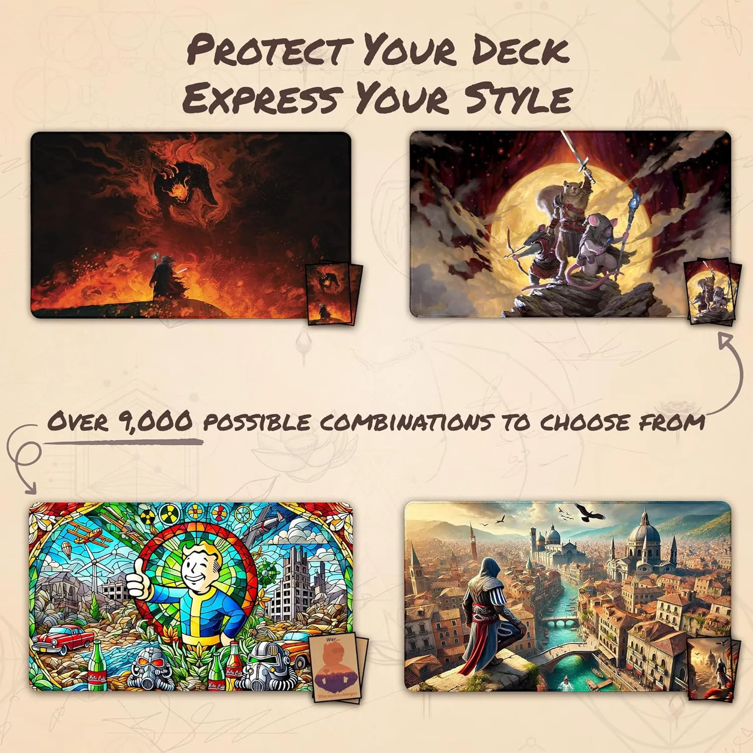 Paramint The Winged Dragon of Ra, One-Player (Stitched) - Compatible with Yugioh Playmat, TCG - Master Rule Duel Field Zones, Large 1-Player Card Game Mat - Original Play Mat Art