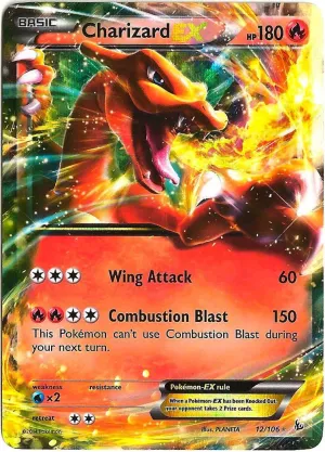 Pokemon Charizard Ex Xy Flashfire 12/106
