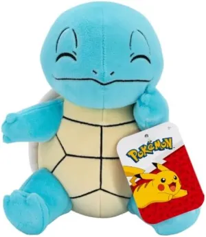 Pokemon Plush Squirtle - 20 cm high - Blue/Brown - Official Pokémon Plush Toy for Kids 2  Years