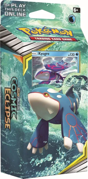 Pokemon TCG: Sun & Moon Cosmic Eclipse Unseen Depths Theme Deck Featuring Kyogre