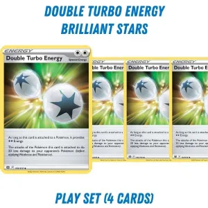 Pokémon TCG Trainer Playset - Double Turbo Energy (Brilliant Stars)