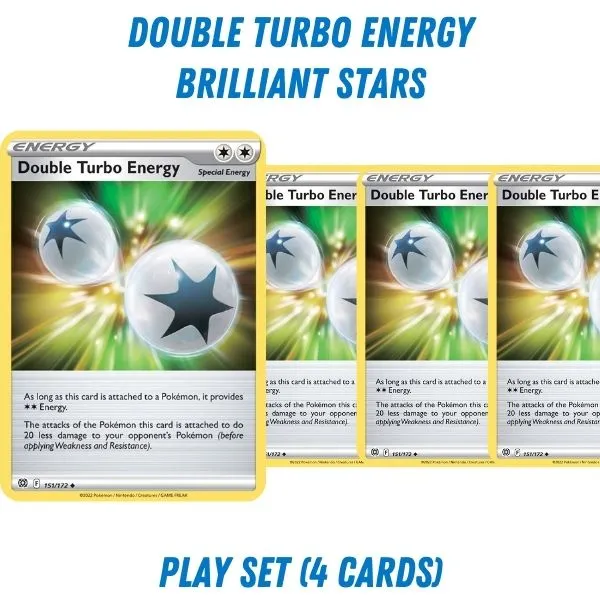 Pokémon TCG Trainer Playset - Double Turbo Energy (Brilliant Stars)