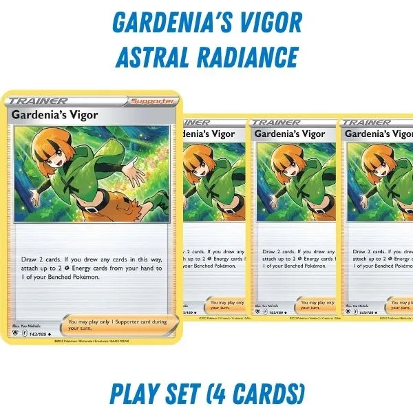 Pokémon TCG Trainer Playset - Gardenia's Vigor (Astral Radiance)