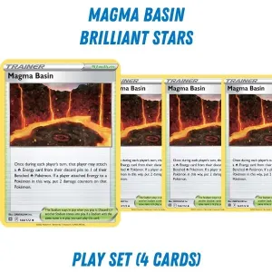 Pokémon TCG Trainer Playset - Magma Basin (Brilliant Stars)