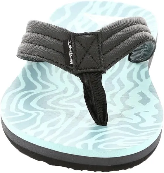 Quiksilver Men's Carver Print 3 Point Flip Flop Athletic Sandal