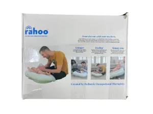 Rahoo Baby Learn & Lounge 3-in-1 Newborn Lounger, Blue Fog