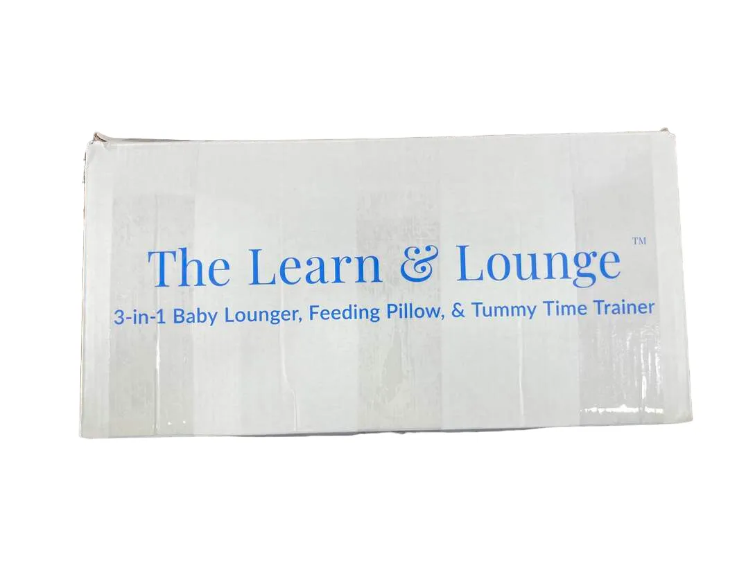 Rahoo Baby Learn & Lounge 3-in-1 Newborn Lounger, Blue Fog