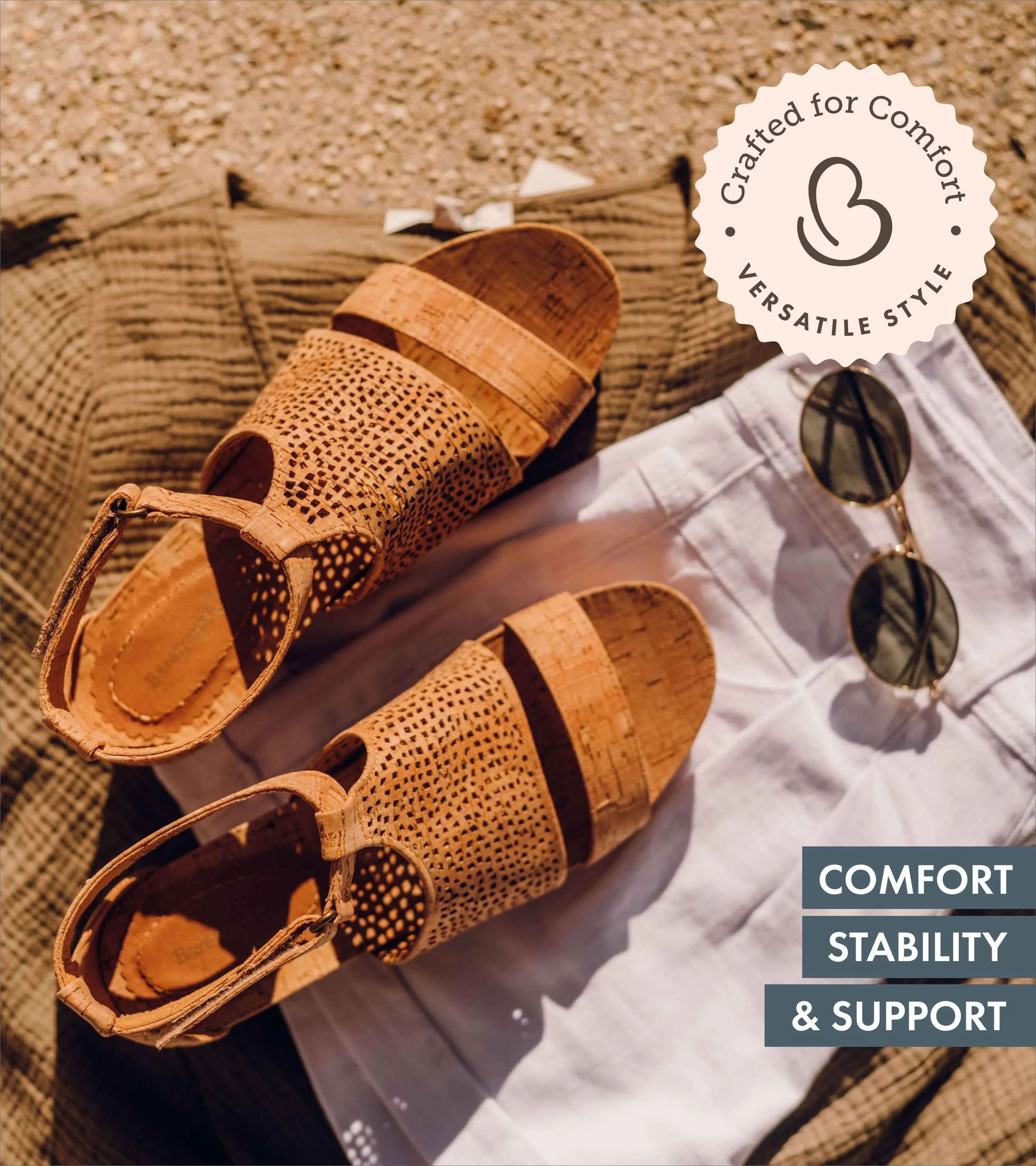 Raisie Wedge Sandal