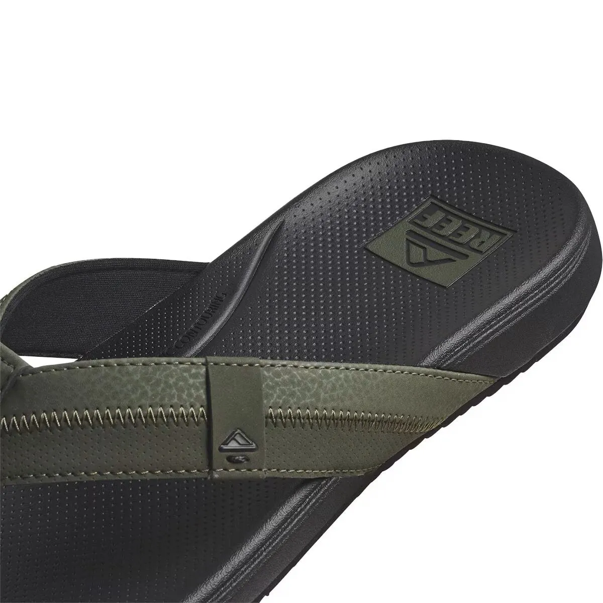 Reef Cushion Phantom Geo Olive Men's Flip Flop Sandal