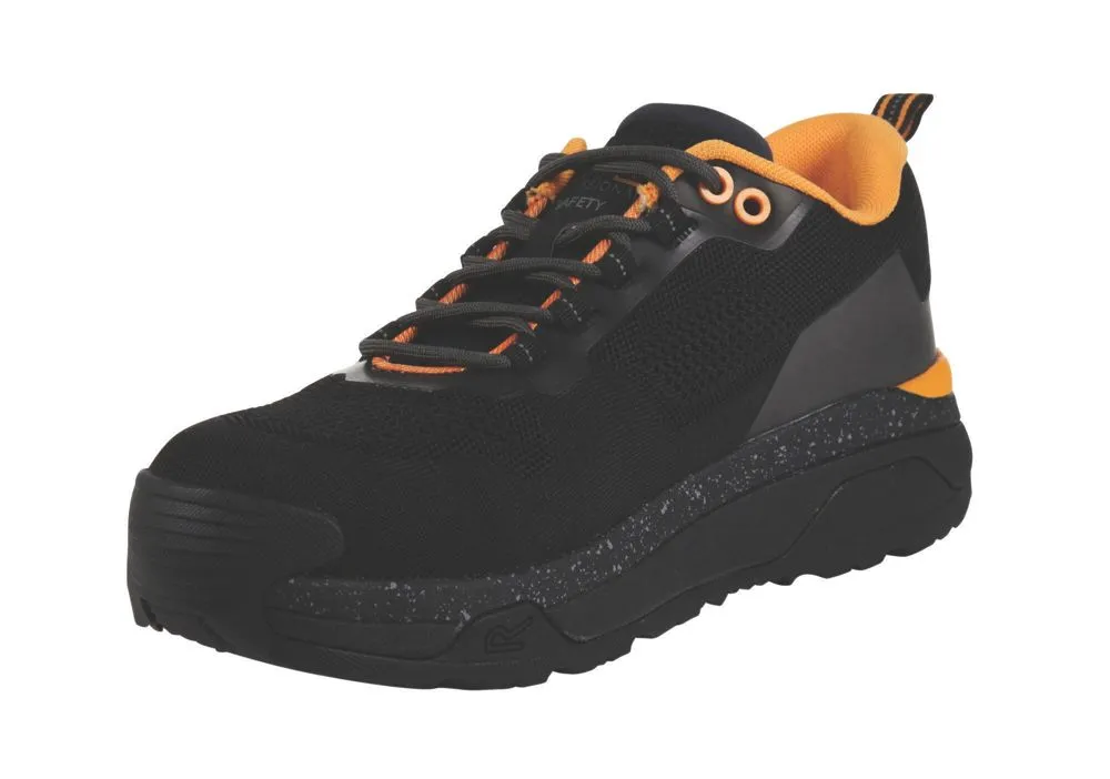 Regatta Crossfort S1 Safety Trainer Metal Free   Safety Boots Black/Gun Metal Size 11