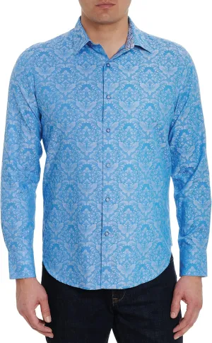 Robert Graham Men's Bayview Long Sleeve Woven Button Down Shirt